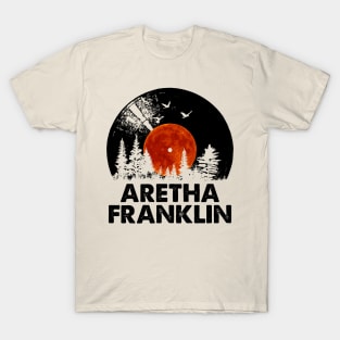 Aretha Name Record Music Forest Gift T-Shirt